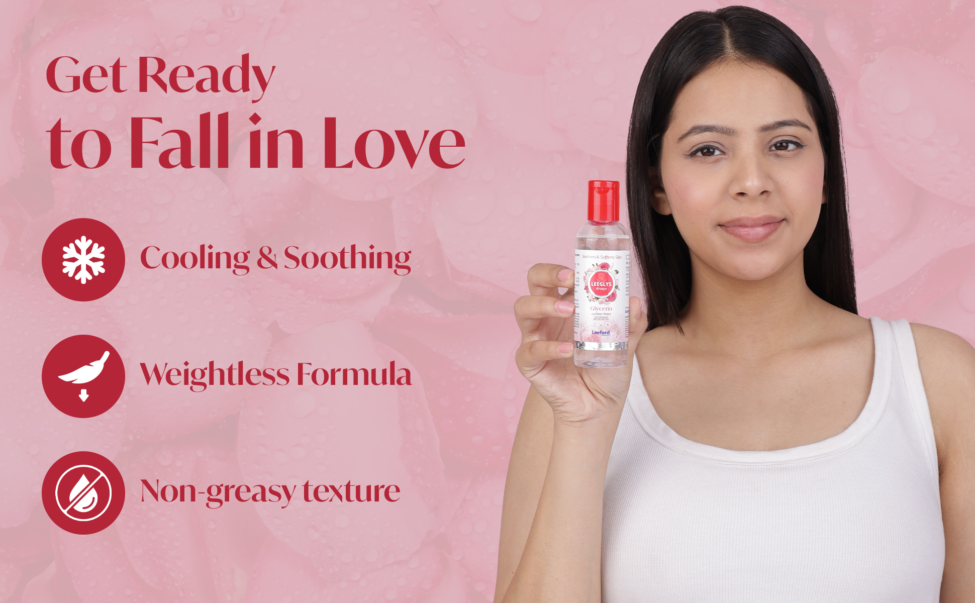 Leeglys glycerin with rose water key benefits