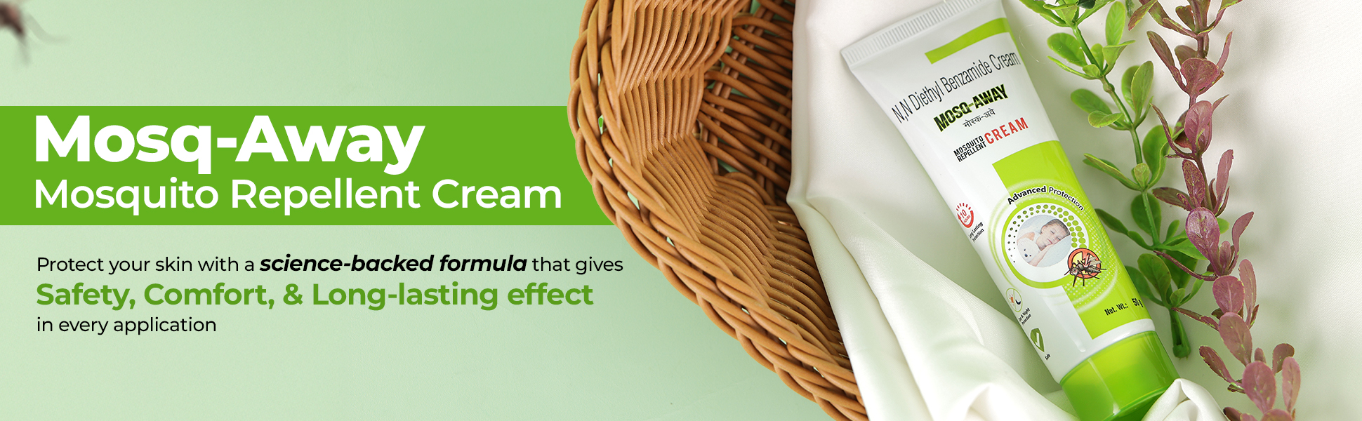 Mosq Away Mosquito Repellent Cream protect your skin