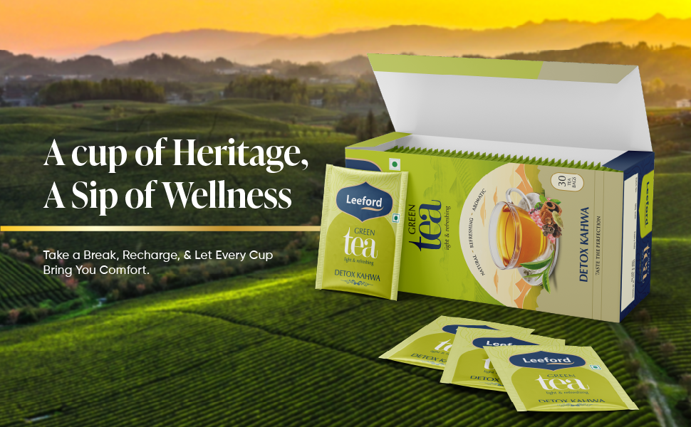 Leeford Green Tea Detox Kahwa wellness