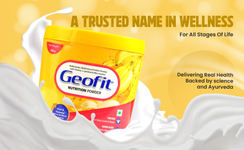 Geofit Banana Protein Powder for all stages of life