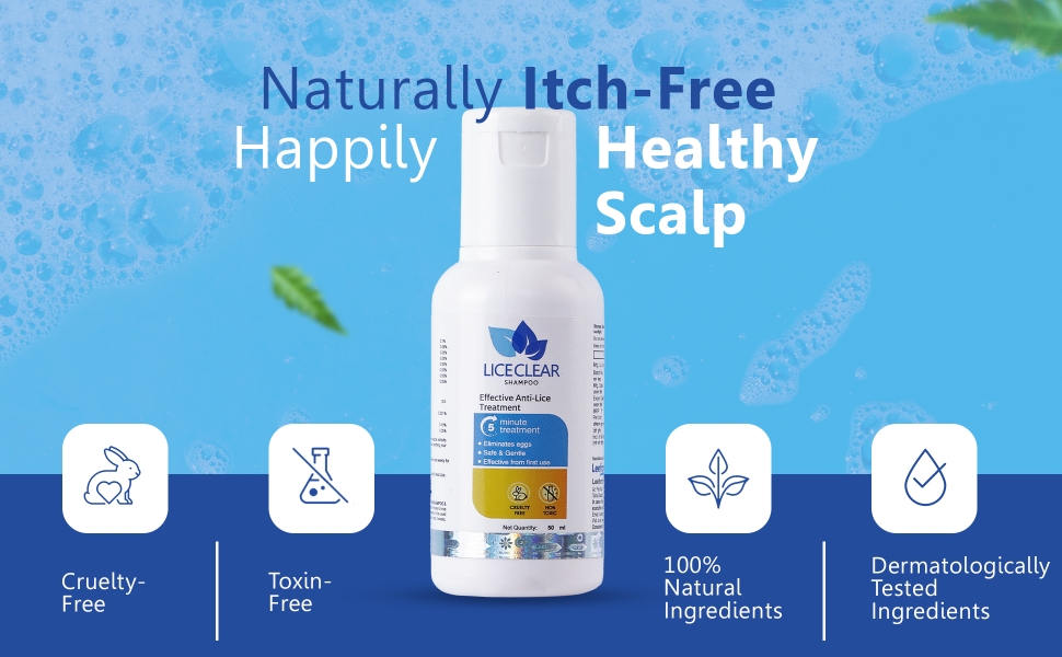 Lice clear shampoo cruelty and toxin free