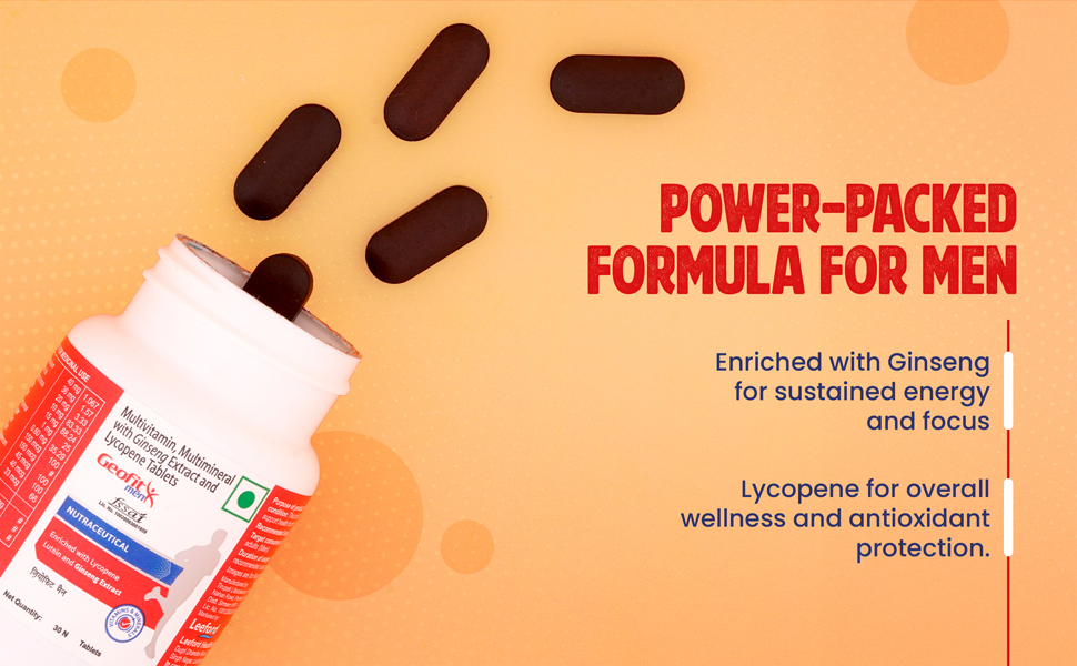 Geofit Multivitamin Tablet for Men boost health