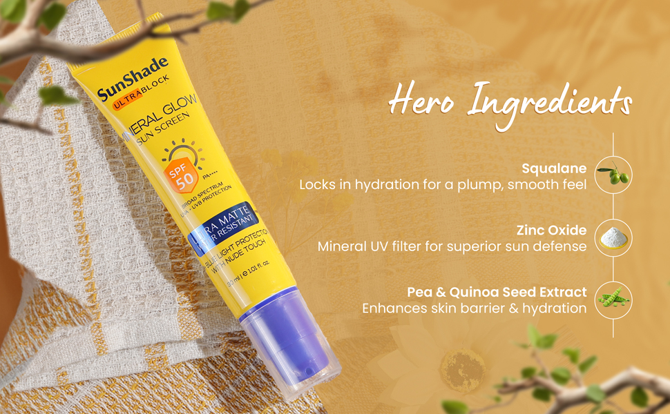 sunshade sunscreen spf50  ingredients