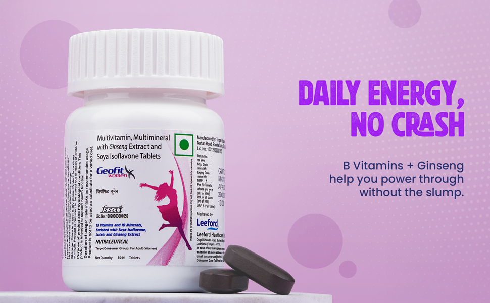 Geofit Multivitamin Tablet for Women with vitamin b