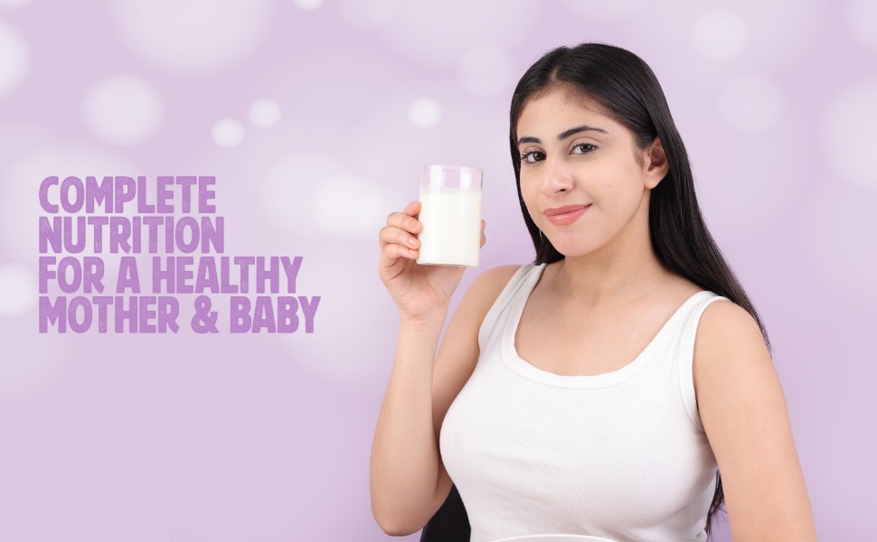 Geofit Vanilla Flavoured Mom Protein Powder for healthy mother and baby