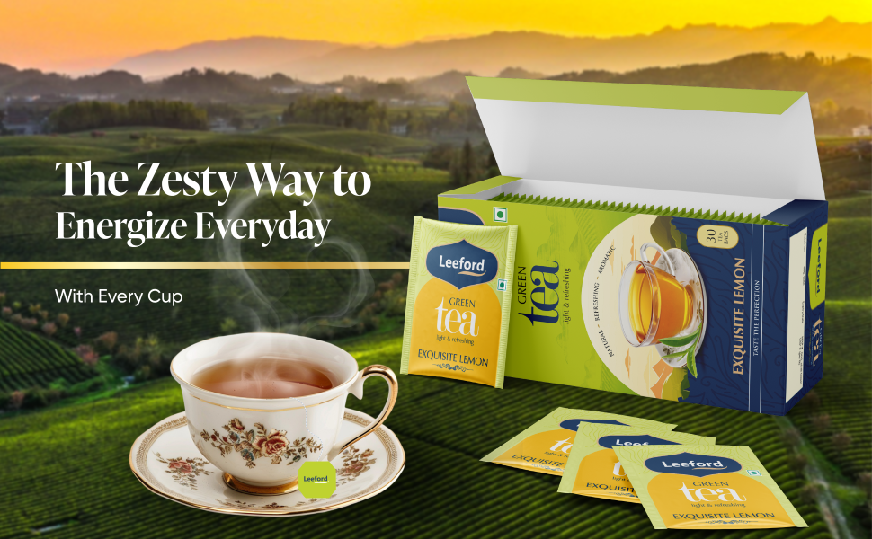 Leeford Lemon Green Tea for Weight Loss