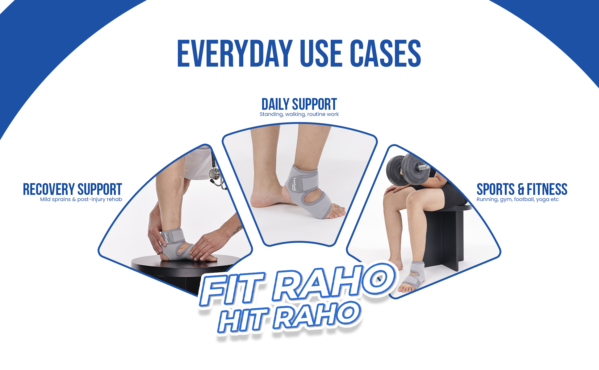 ankle wrap everyday use cases like sports n fitness daily support n recovery support