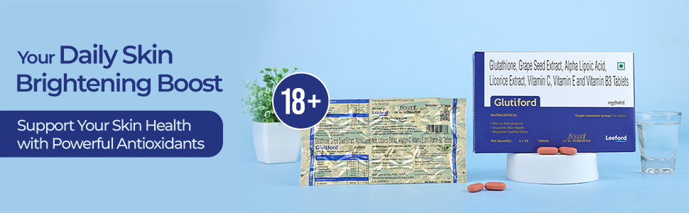 Glutiford Capsules with Anti-oxidants For Skin Health