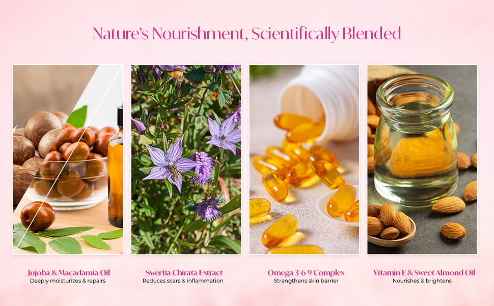 stretch mark oil with omega 3 and other ingredients