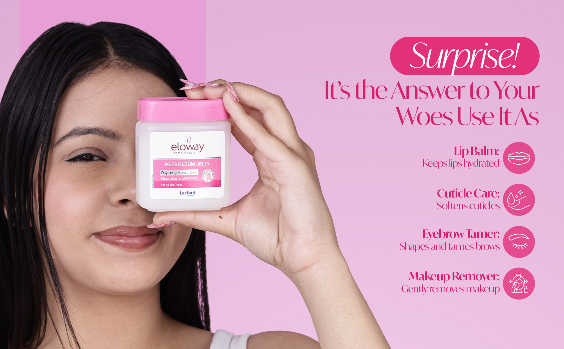 Eloway Pure White Petroleum Jelly use details