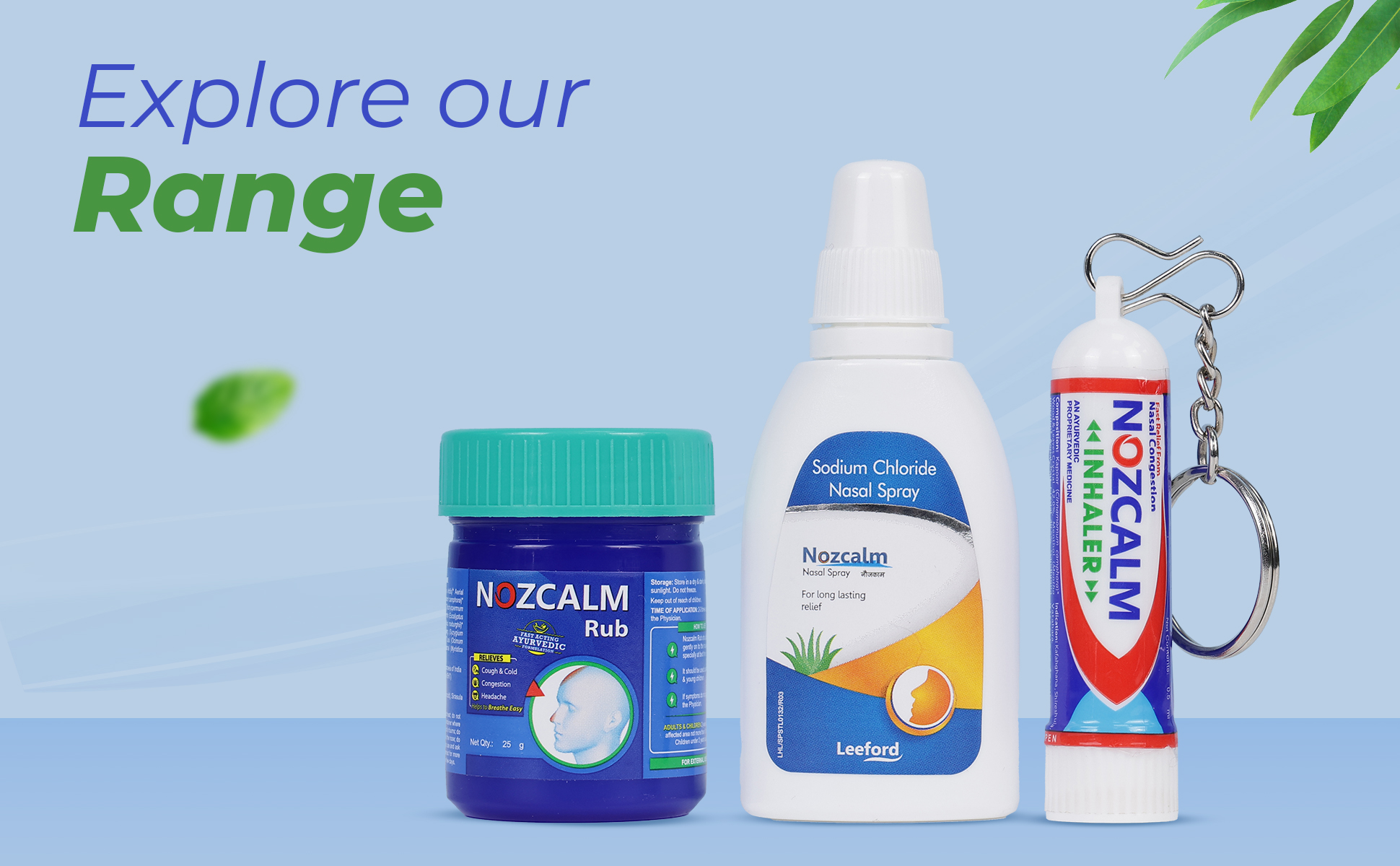 explore our Nozcalm products range