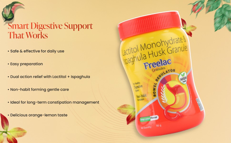 Freelac Granules sugar-free ayurvedic laxative all key benefits