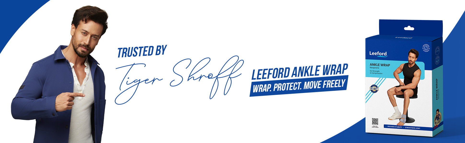 ankle wrap is trusted by tiger shroff