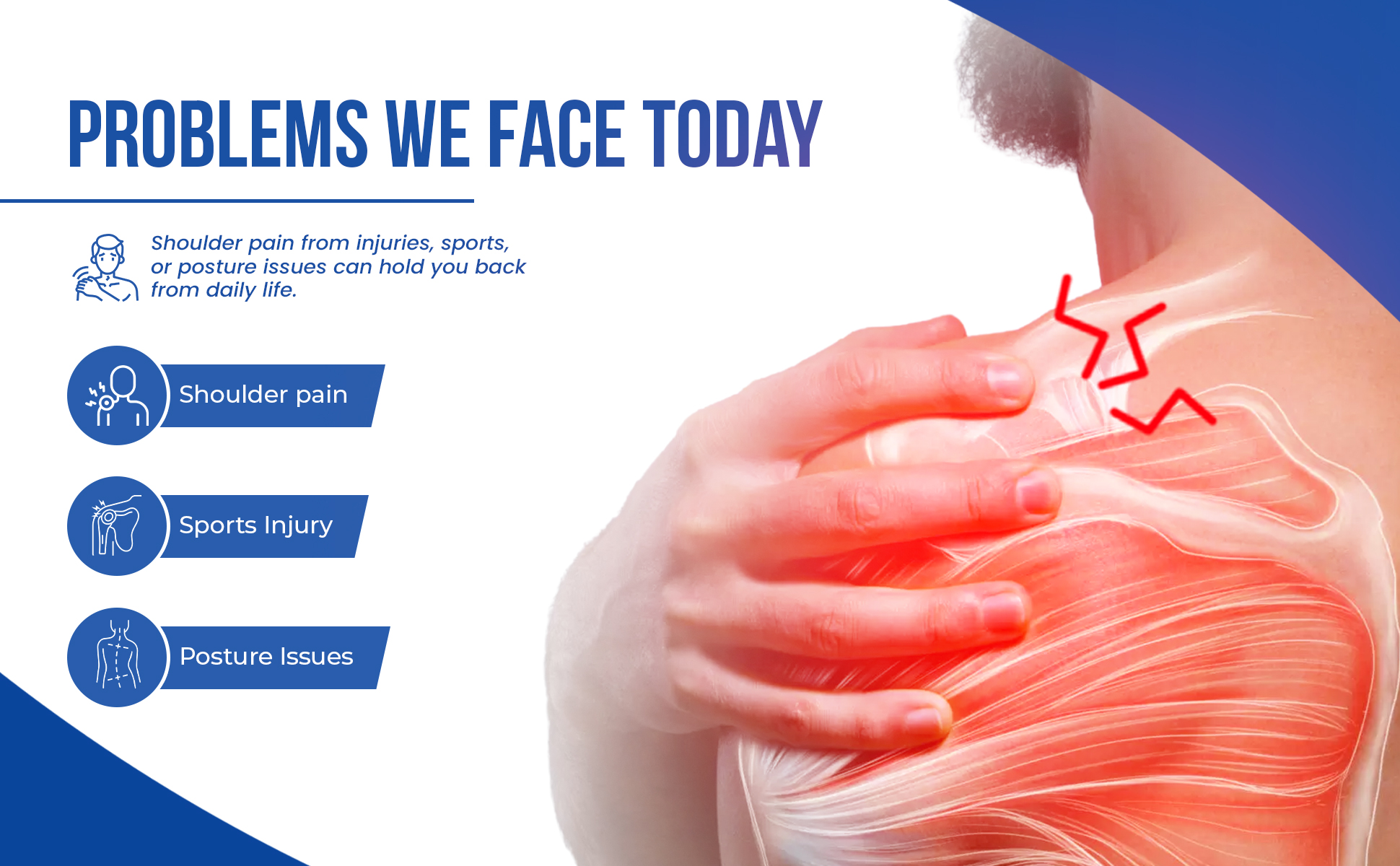 common shoulder pain problems in daily routine