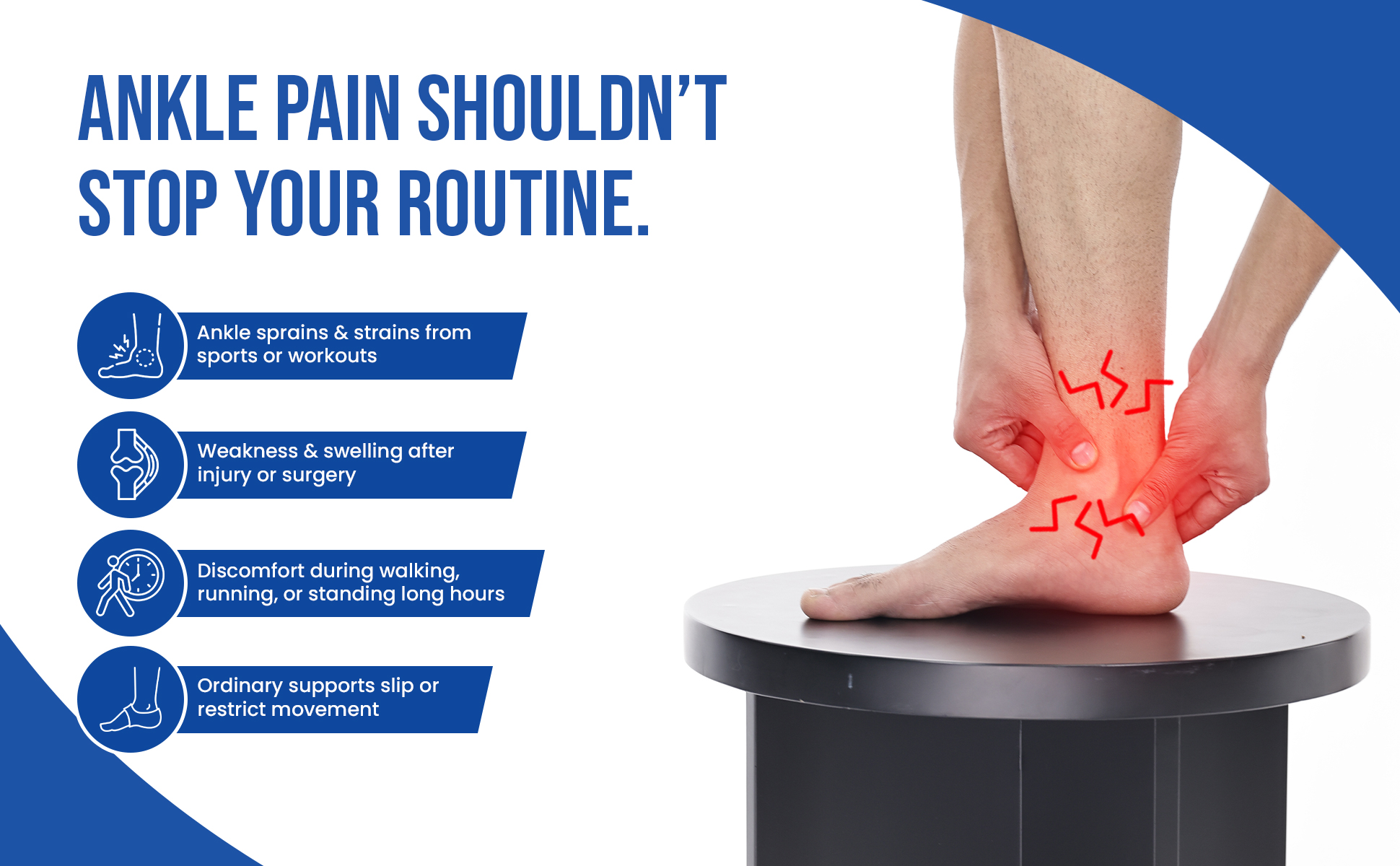 ankle pain problems ankle sprain n strain from sports injuries