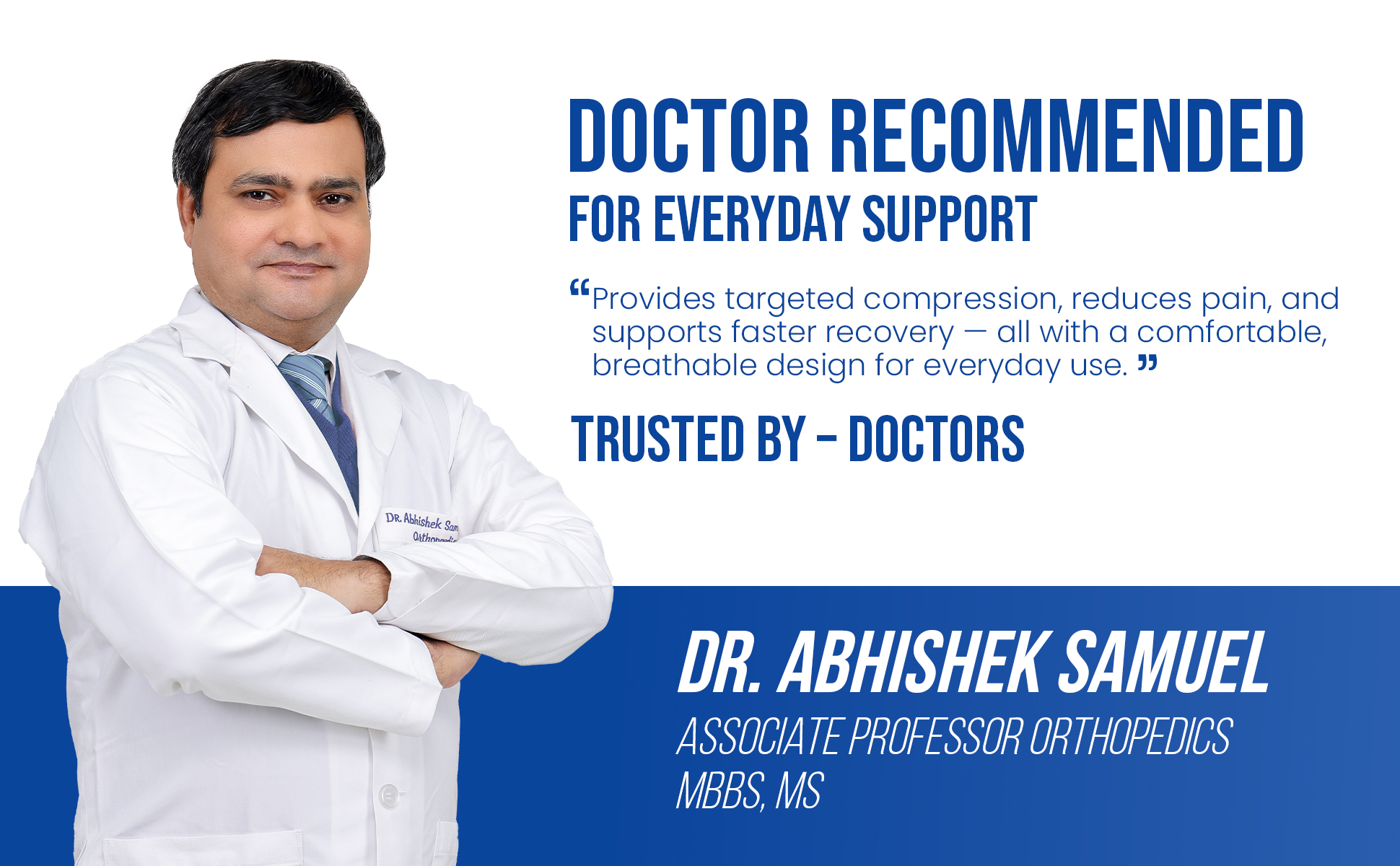 tennis elbow brace is recommended by orthopedic doctor abhishek samuel