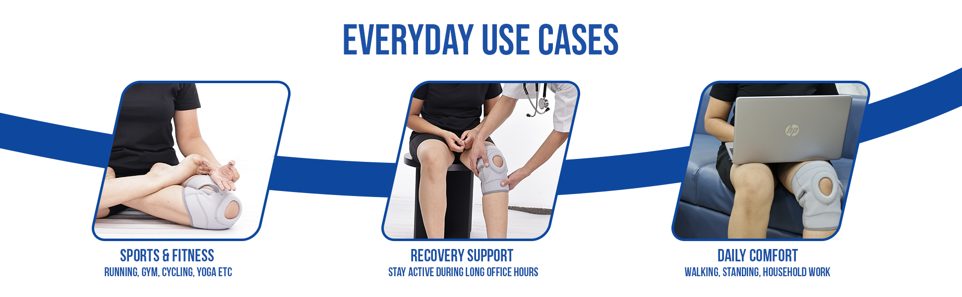 knee wrap use for sports n fitnessrecovery support n daily comfort