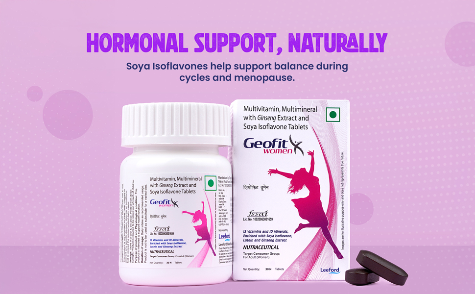Geofit Multivitamin Tablet for Women normal hormonal support