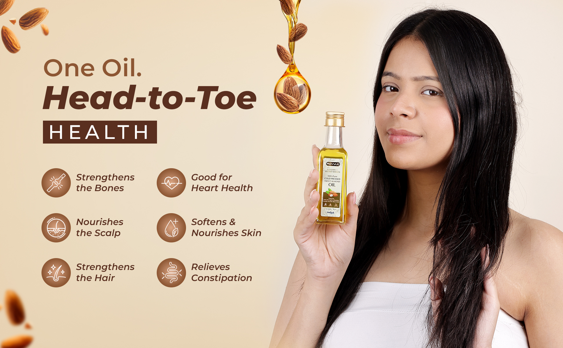 Navyug Almond Oil key benefits