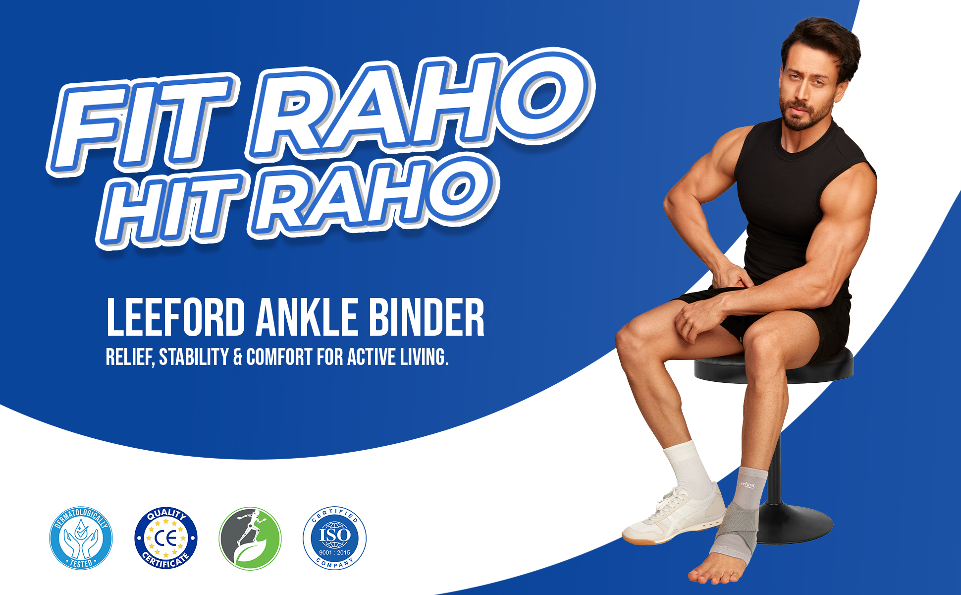 ankle binder provides relief stability n comfort for active living