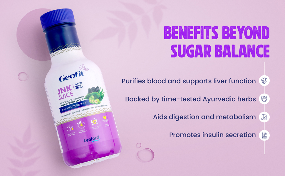 Geofit Jamun Neem Karela Juice benefits