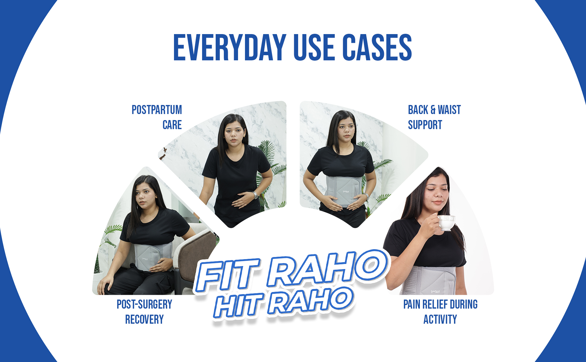 Leeford abdominal belt can use for postpartum care post surgery recovery