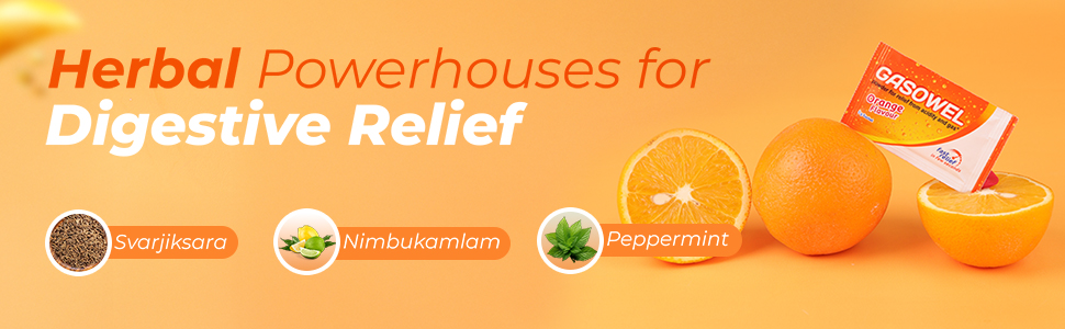 Gasowel orange flavor powder main ingredients