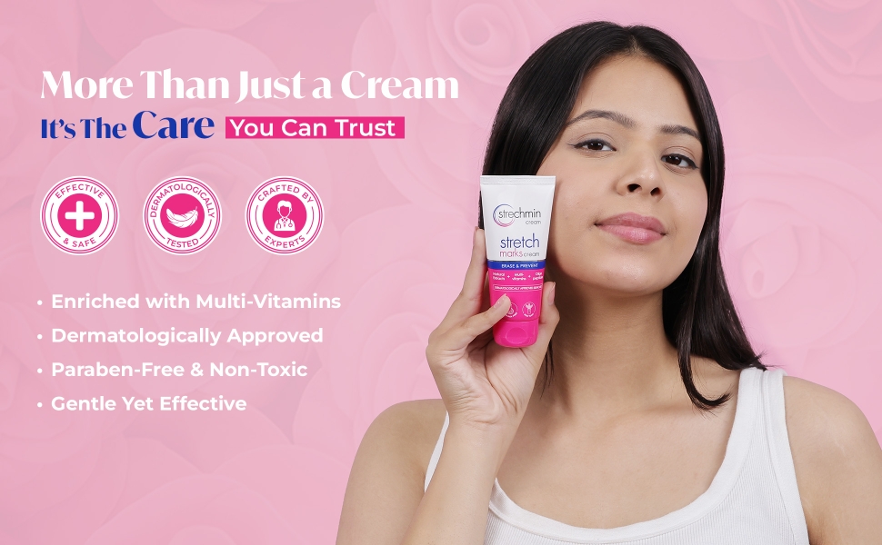 Strechmin Stretch Marks Removal Cream benefits