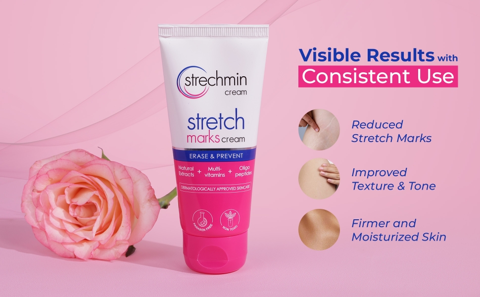 Strechmin Stretch Marks Removal Cream benefits