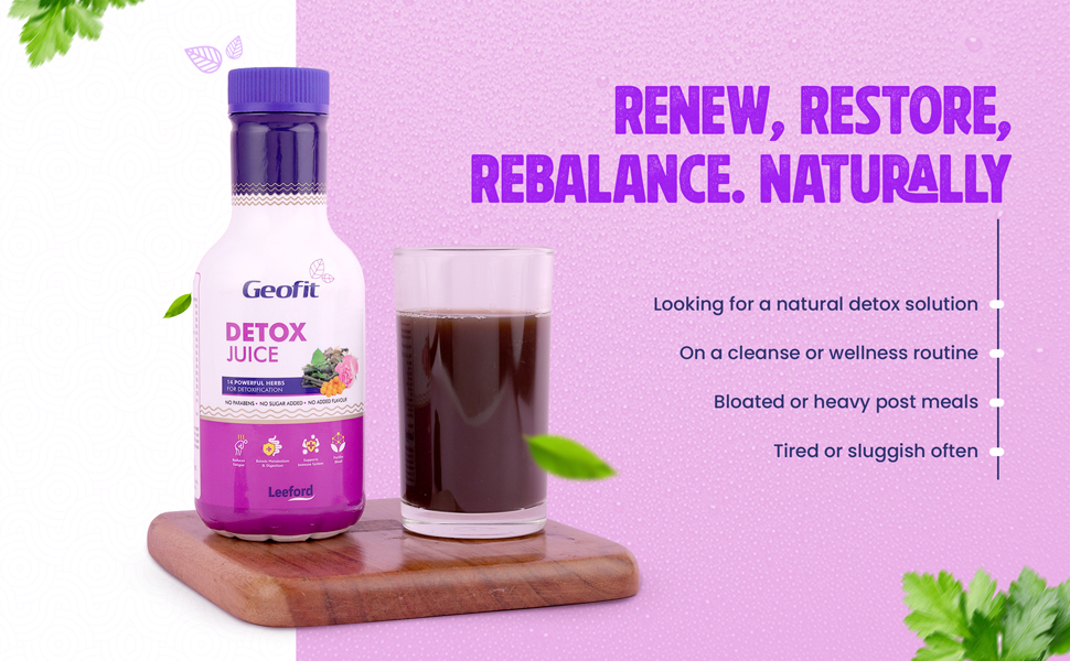 geofit detox juice renew restores rebalance naturally