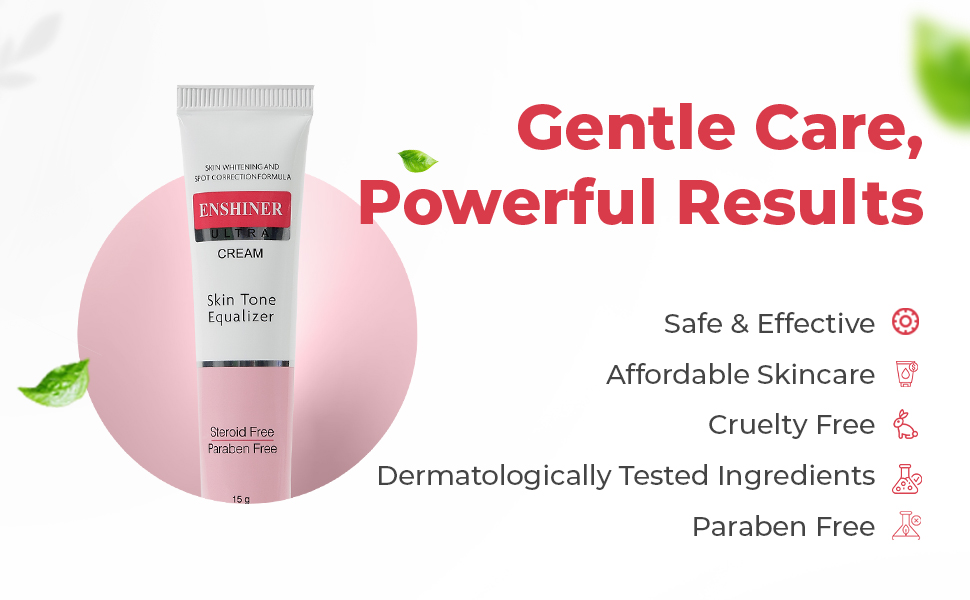 Enshiner Ultra Cream safe and effective derma tested