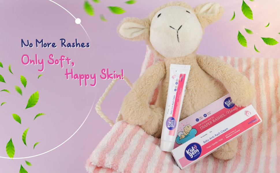 no more rashes with kidogem diaper rash cream