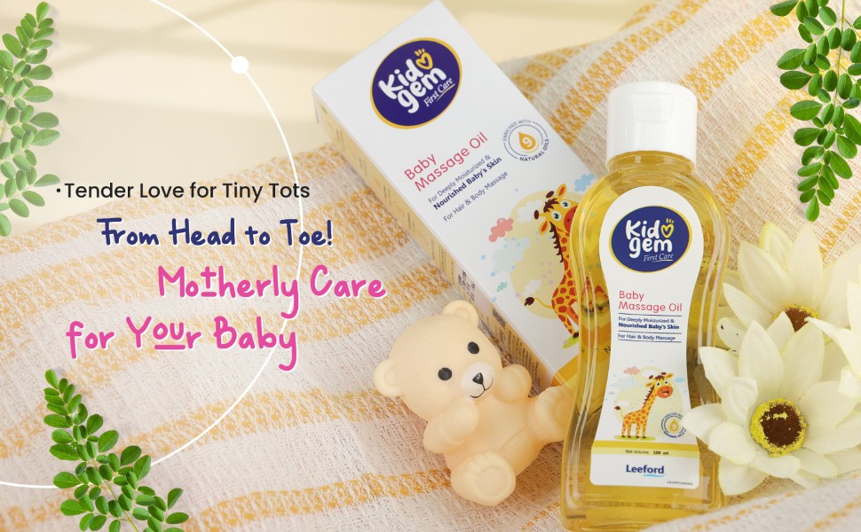 kidogem baby massage oil for babies