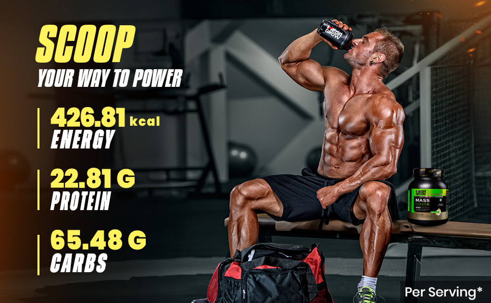 Megagrow Mass Gainer energy details