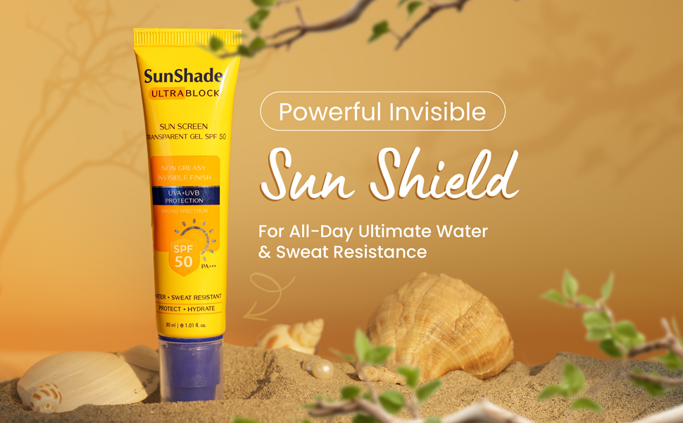 sunshade ultra block sunscreen gel for sweat skin