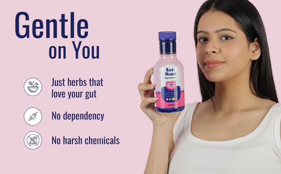 Eazyhazm digestive juice no harsh chemicals