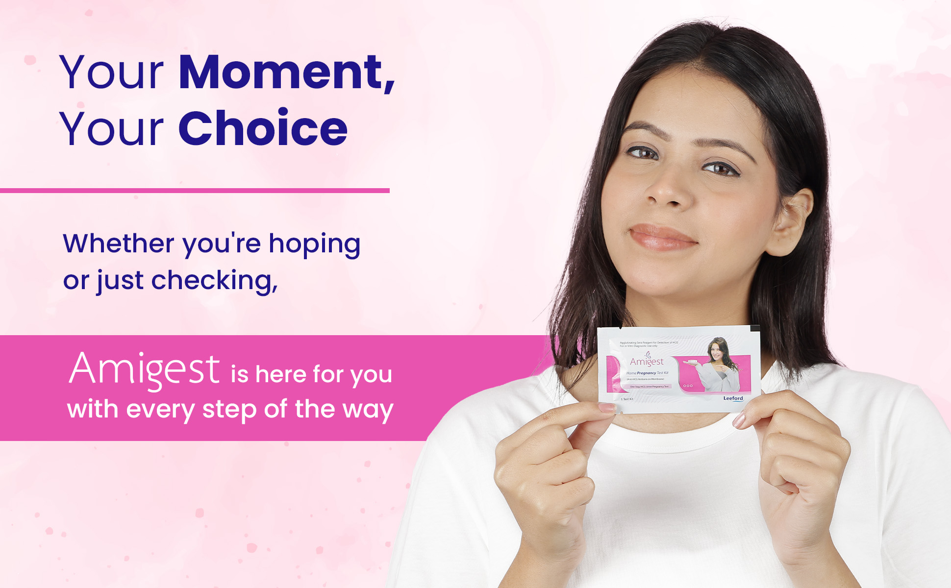 Amigest test card your moment your choice