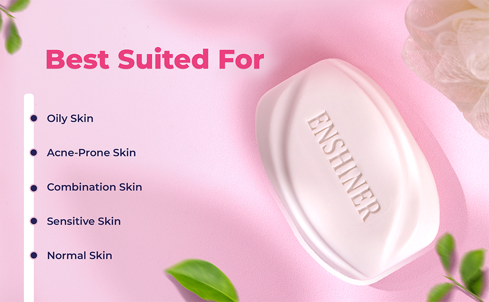 Enshiner Skin Brightening Soap for oily acne prone skin