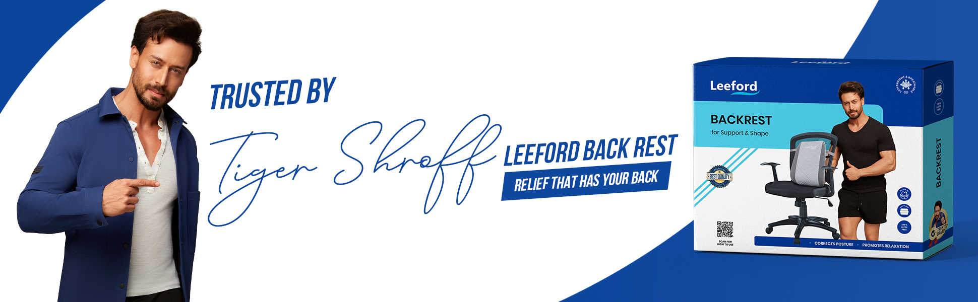 back support for chair is trusted by tiger shroff