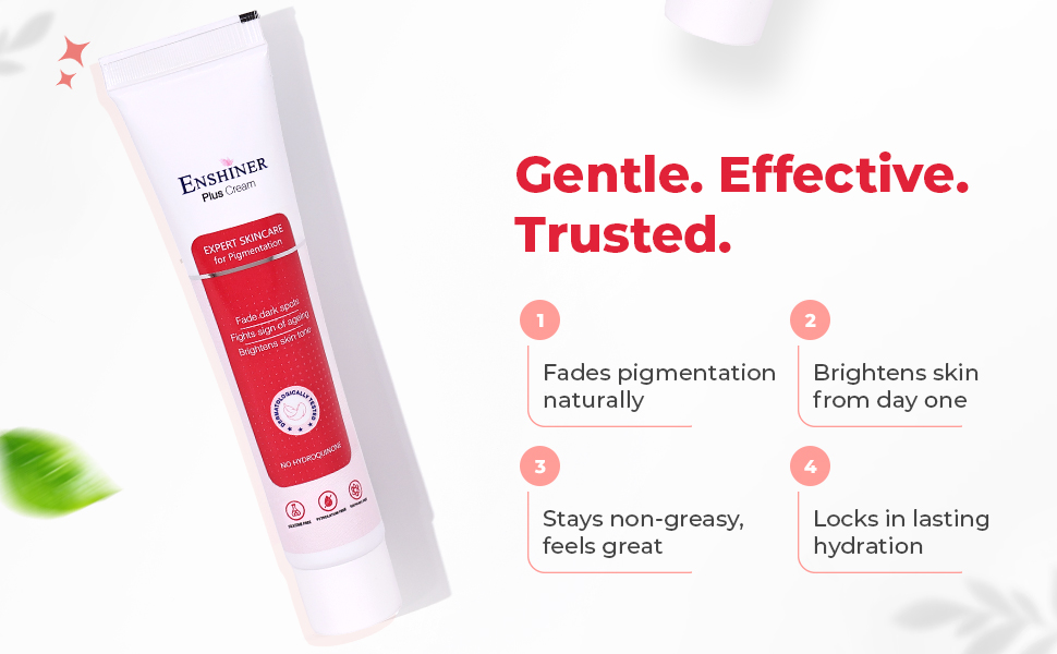 Enshiner plus cream key benefits