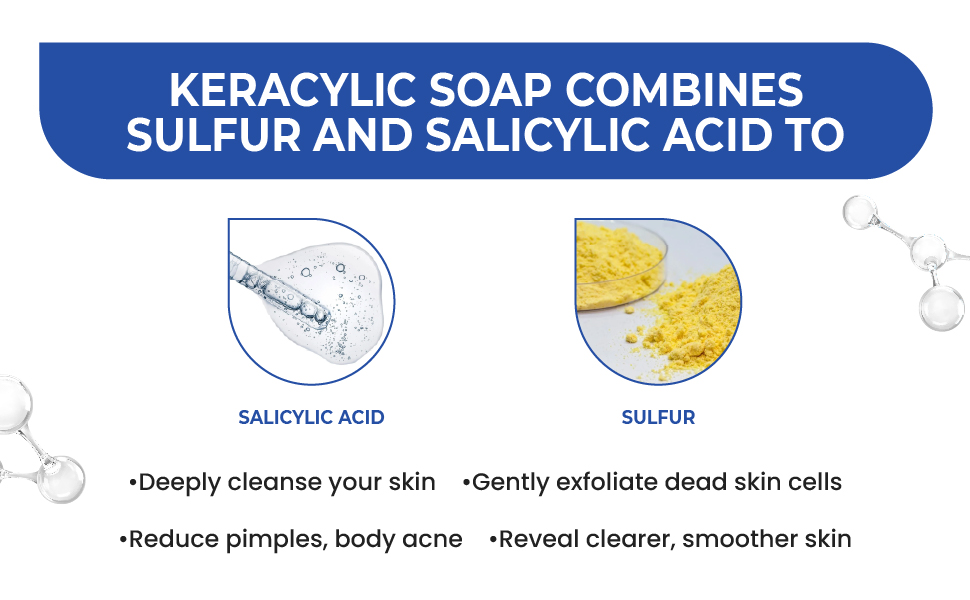 Keracylic Soap with sulphur and salicyclic acid