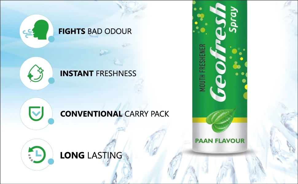 Geofresh Paan Spray mouth freshener more benefits
