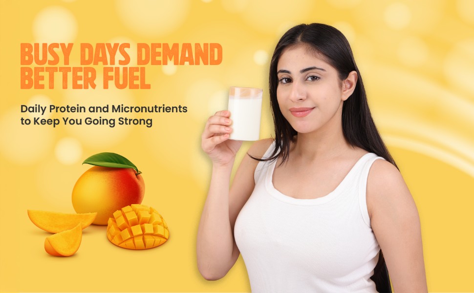 Geofit Mango Nutrition Powder with all essential nutrients