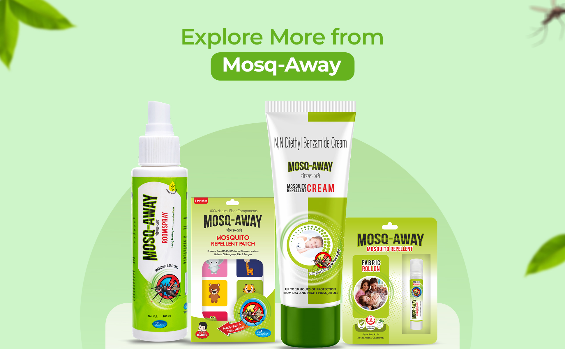 explore our mosq away products range